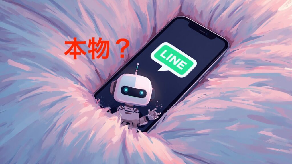 LINEのその相手、本当に本物ですか？認証マークの見分け方