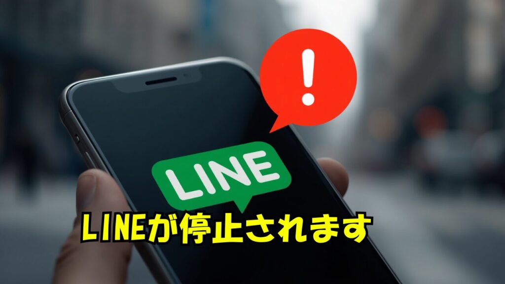 LINEが停止されます!?そのSMS、99%詐欺です!
