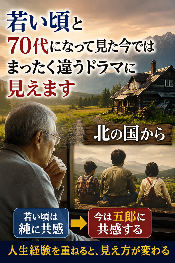 70代になって見た『北の国から』で涙が止まらなかった