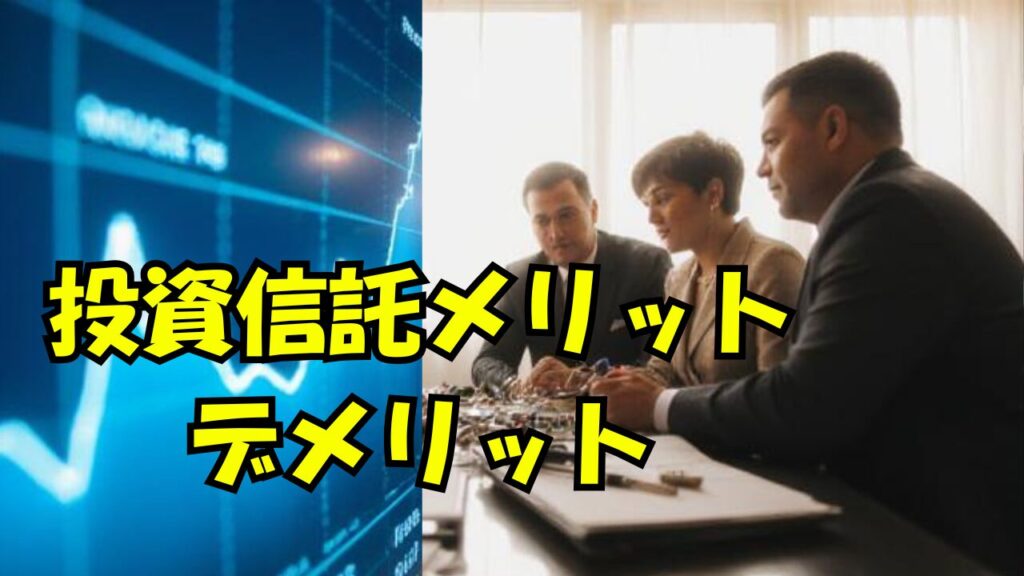 【投資信託編②】投資信託のメリットとデメリットを徹底解説