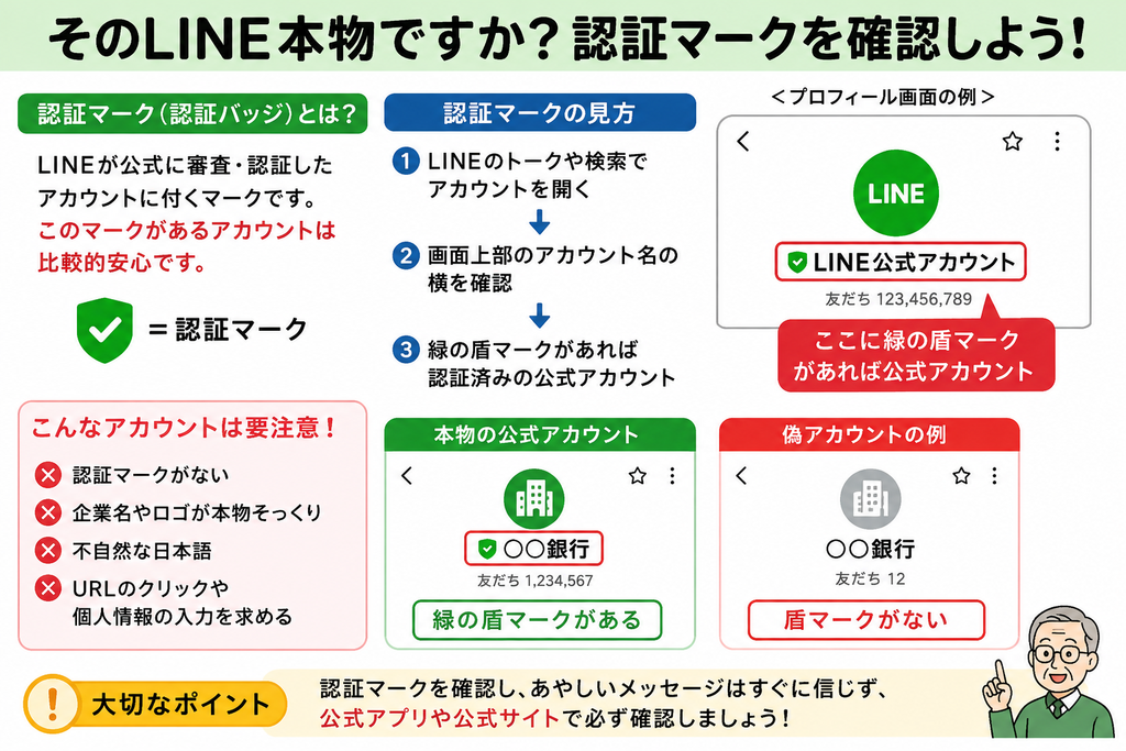 【そのLINE本物ですか?】認証マークを見ないと騙される時代へ