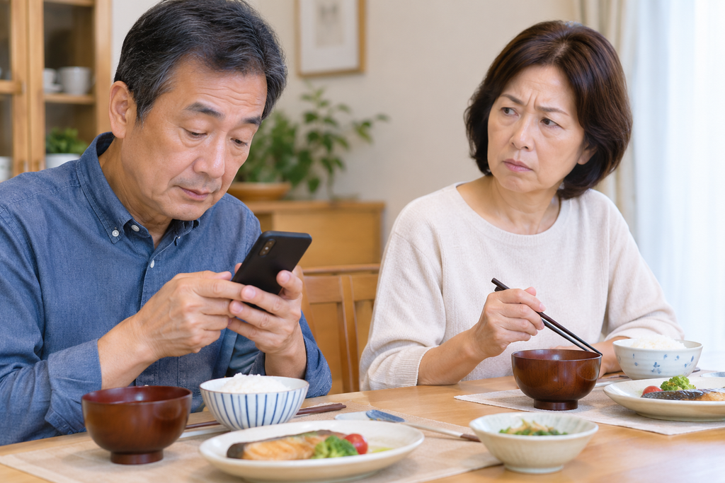 食事中もスマホばかり…それってマナー違反？人との時間を大切にするために